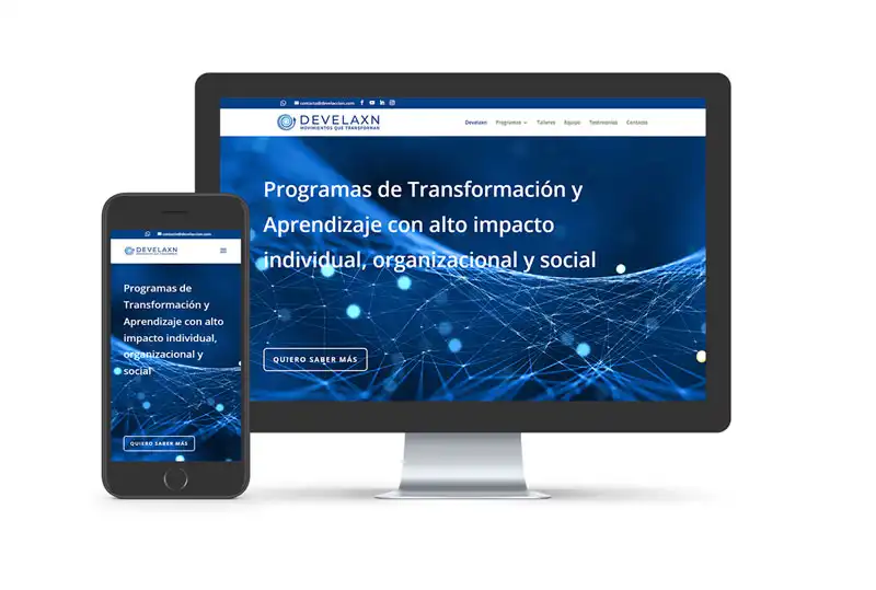 Sitio web corporativo DevelAcción