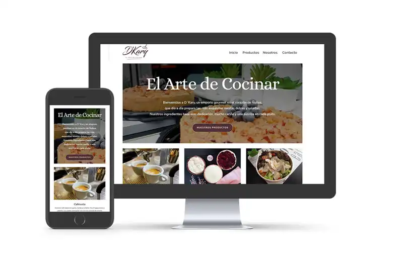 Sitio web para cafetetería